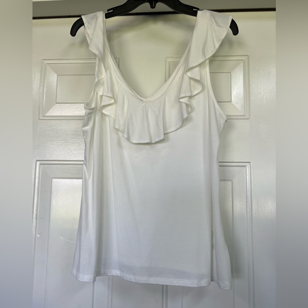 Lilly Pulitzer ruffle tank